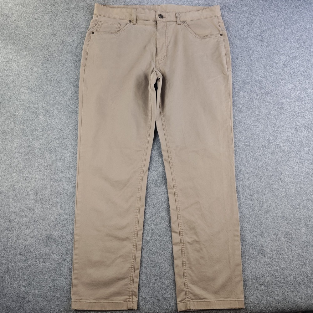 Charles Tyrwhitt Pants Mens 36x30 Tan Beige Chino Straight Leg Cotton Blend